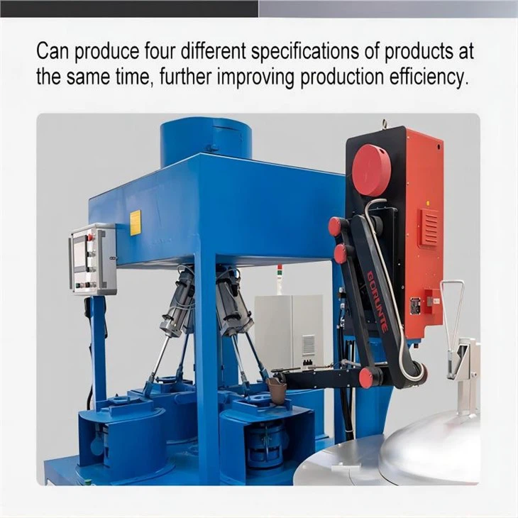 4-stations Automatic Metal Spin Casting Machine2